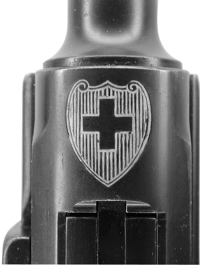 1906 Swiss Police Cross in Shield