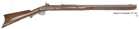 Santa Fe Hawken .50 cal, 30" Octagon Barrel